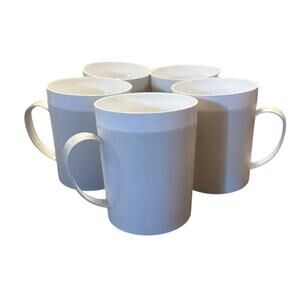 Set 5 Vintage 1960s David Douglas Designer Collection Genuine Accalac Cups Mugs